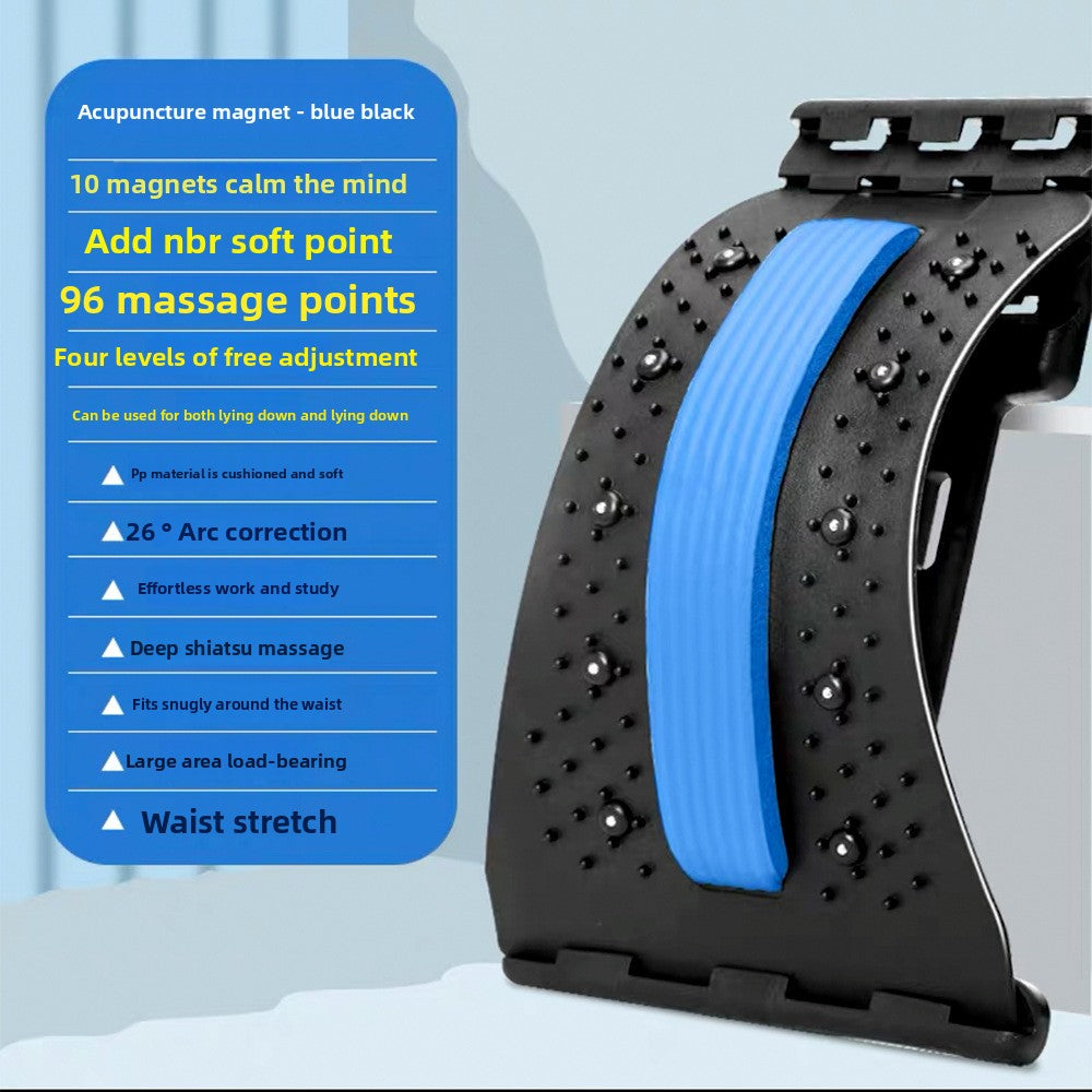 Lumbar Stretch Traction Massager with Magnetic Therapy