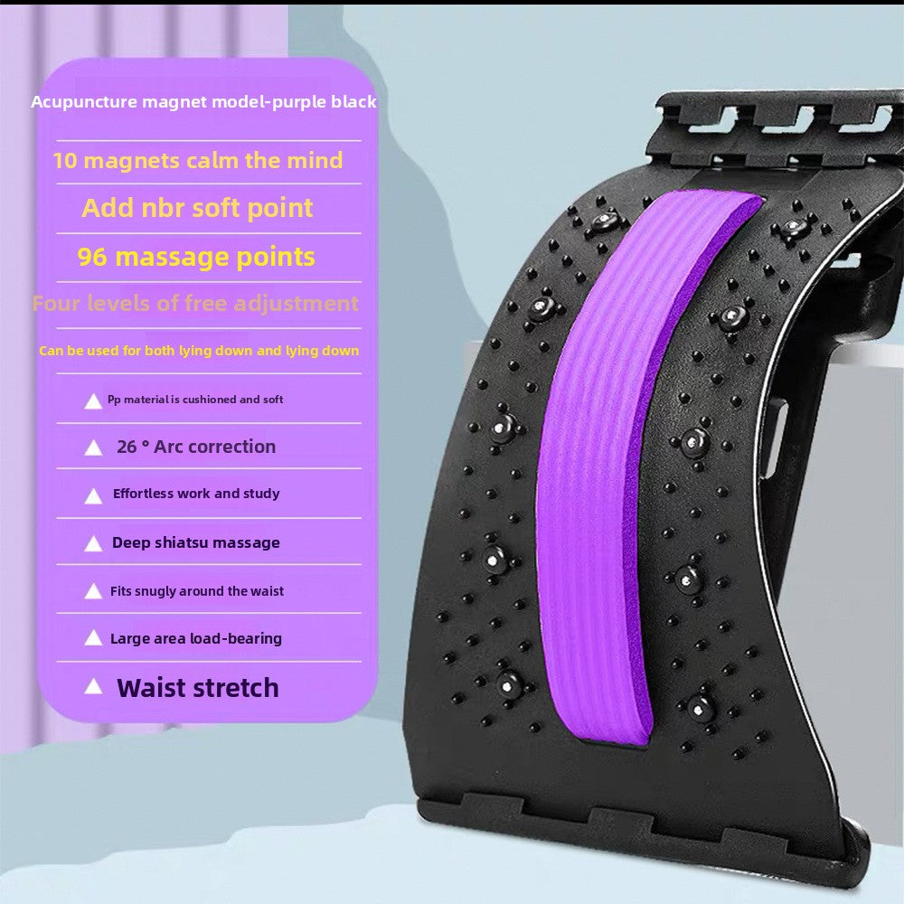 Lumbar Stretch Traction Massager with Magnetic Therapy