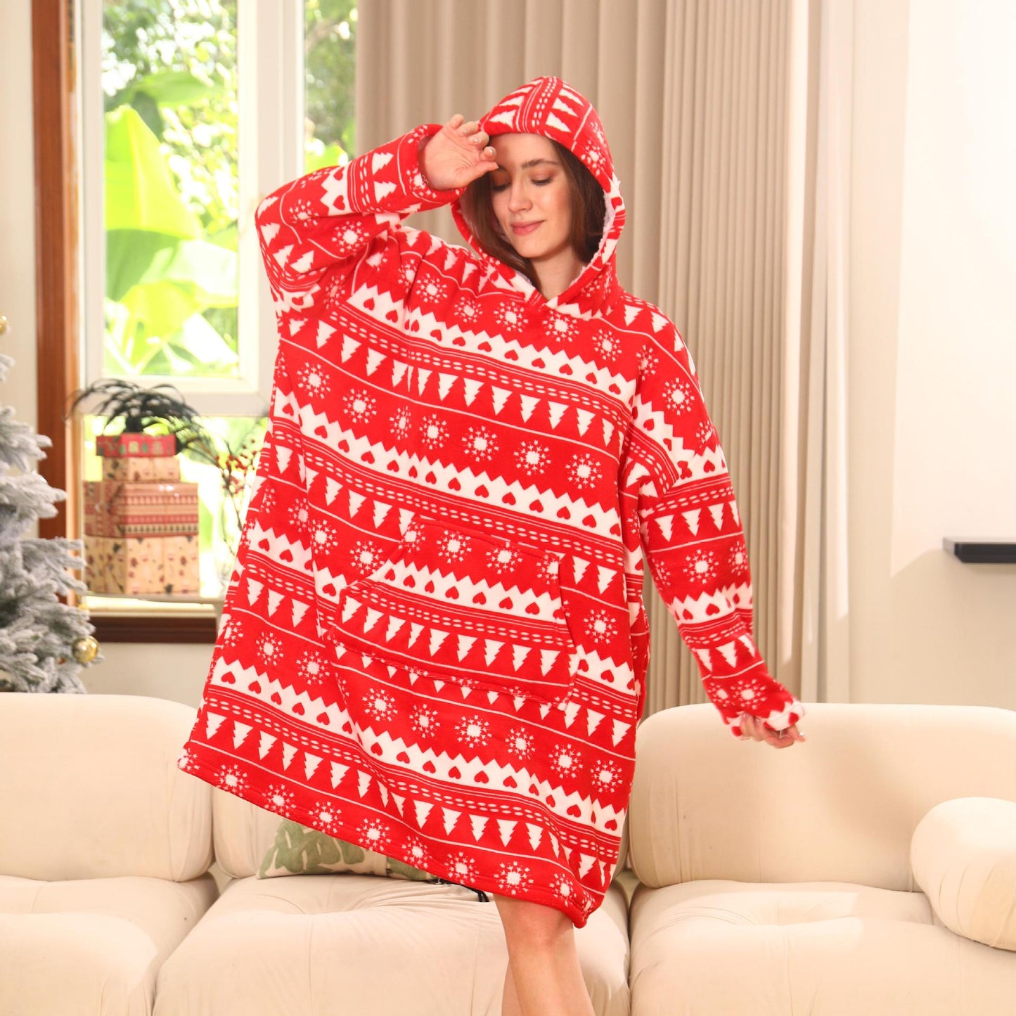 Flannel TV Blanket Pajamas