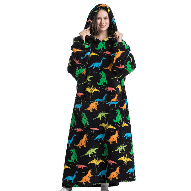 Oversized Wearable Blanket Hoodie with Fun Prints