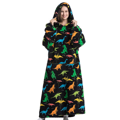 Oversized Wearable Blanket Hoodie with Fun Prints