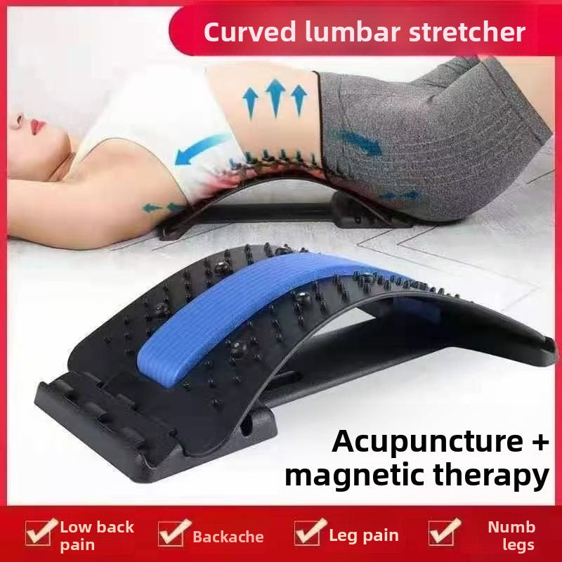Lumbar Stretch Traction Massager with Magnetic Therapy