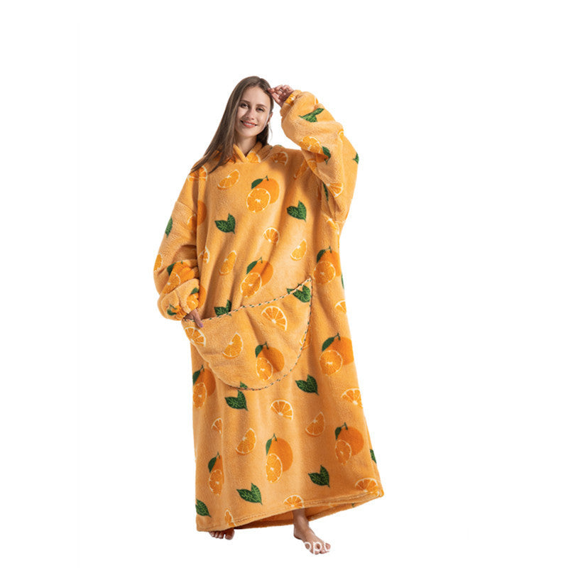 Oversized Wearable Blanket Hoodie with Fun Prints