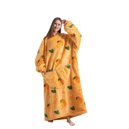 Oversized Wearable Blanket Hoodie with Fun Prints