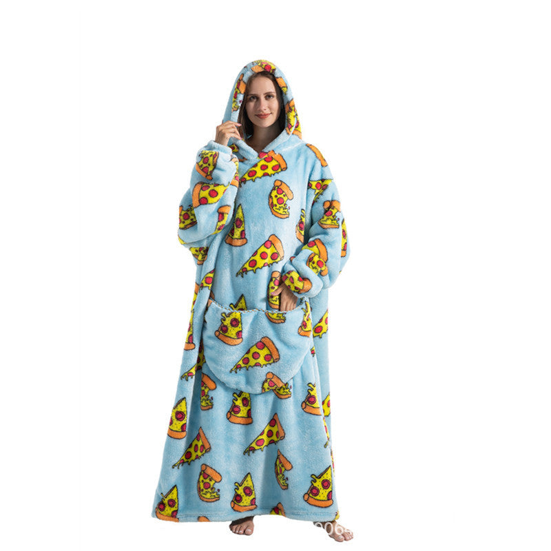 Oversized Wearable Blanket Hoodie with Fun Prints
